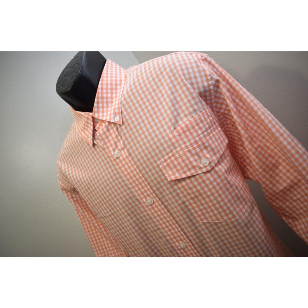 Duluth Trading Co. Dress Shirt Plaid Long Sleeve Button Up Mens Size Large